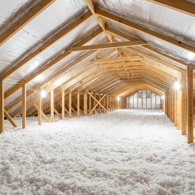 Representative DFW attic project with rebate review